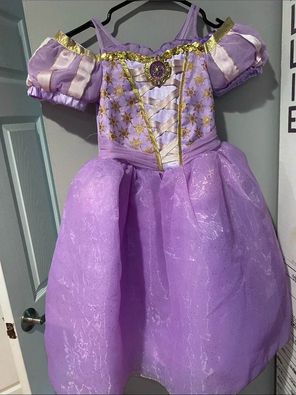 Disney Lavender & Gold Princess Dress Costume